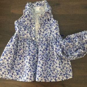 Ralph Lauren blue flowered dress